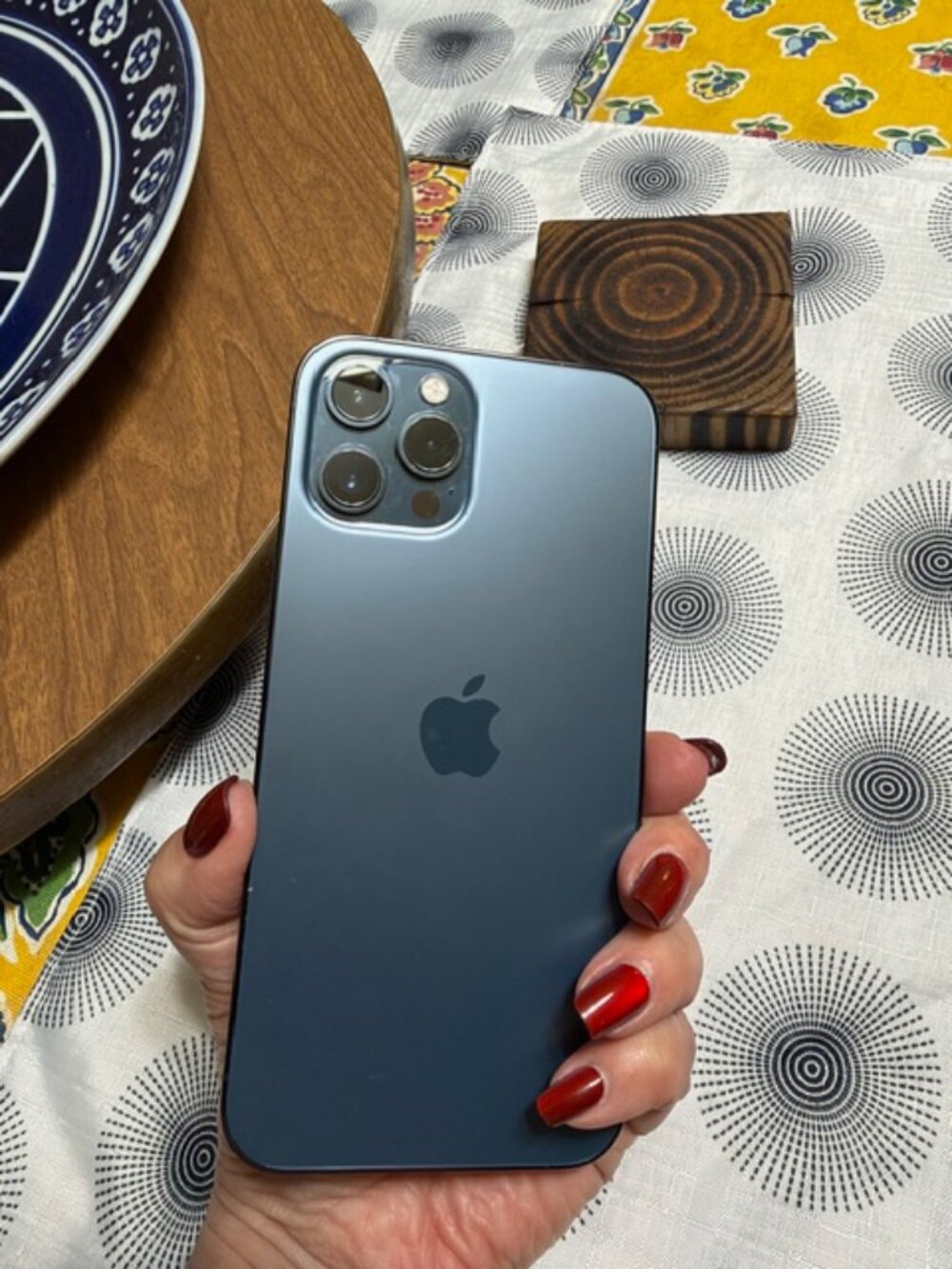Apple iPhone 12 Pro Max 256GB Pacific Blue- Excellent condition w/Charger Cord